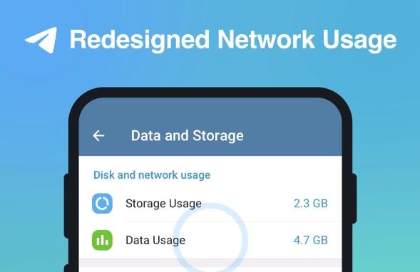 Network usage: టెలిగ్రామ్‍లో ఎంత డేటా వినియోగించామన్న వివరాలను పీ చార్ట్స్ ద్వారా యూజర్లు ఇక నెట్‍వర్క్ యూసేజ్‍ ఆప్షన్‍లో చూడవచ్చు.&nbsp;