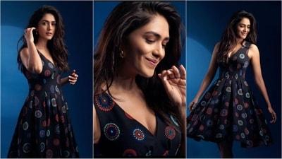 Mrunal Thakur has a large fan base thanks to her endearing demeanour and outstanding acting skills. &nbsp;Her outfit selections have also received high praise from the gods of fashion. She demonstrates that less is more by wearing a gorgeous and classy&nbsp;black dress for her most recent photo shoot.