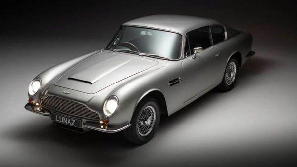 An Aston Martin DB6 is pictured in this handout picture provided by Lunaz, a company which is turning classic gasoline powered cars into electric vehicles.&nbsp;