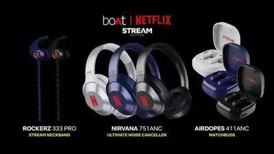 boAt New Headphones: నెట్‍ఫ్లిక్స్ భాగస్వామ్యంతో బోట్ కొత్త హెడ్‍ఫోన్స్ లాంచ్ (Photo: boAt)