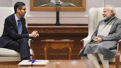 Google CEO Meets PM Modi: ప్రధాని మోదీని కలిసిన గూగుల్ సీఈవో పిచాయ్
