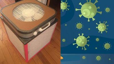 DIY Air Filter - Corsi-Rosenthal Box to filter out covid viruses 